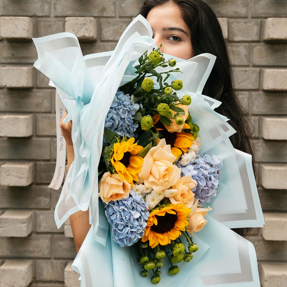 Blue Yellow Blooms