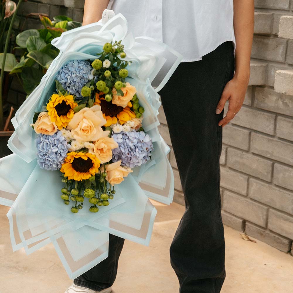 Blue Yellow Blooms