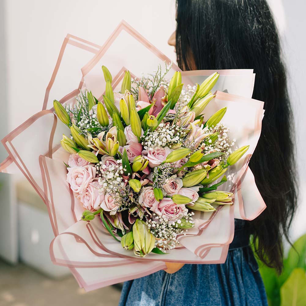 Pastel Lilly Bouquet