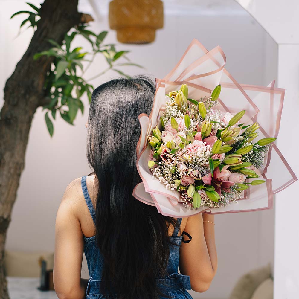 Pastel Lilly Bouquet