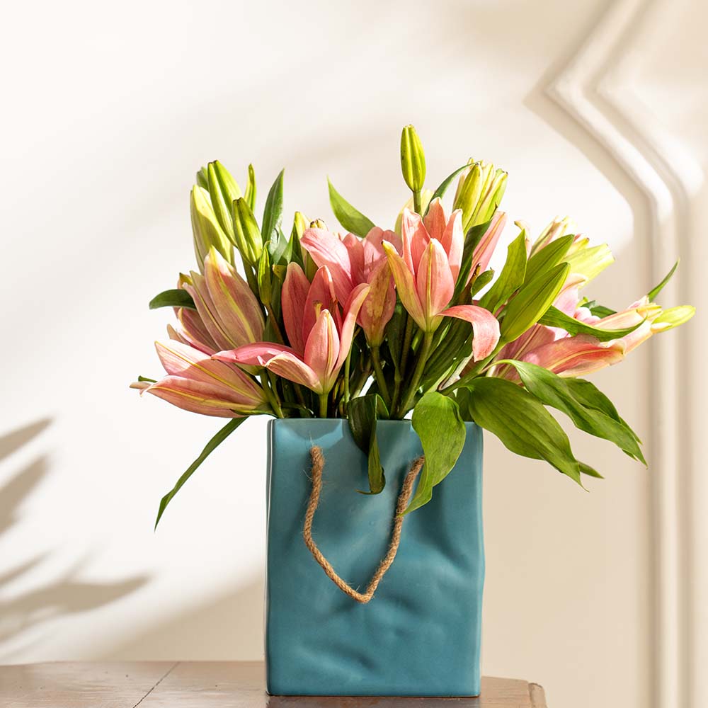 Pink Asiatic Lillies